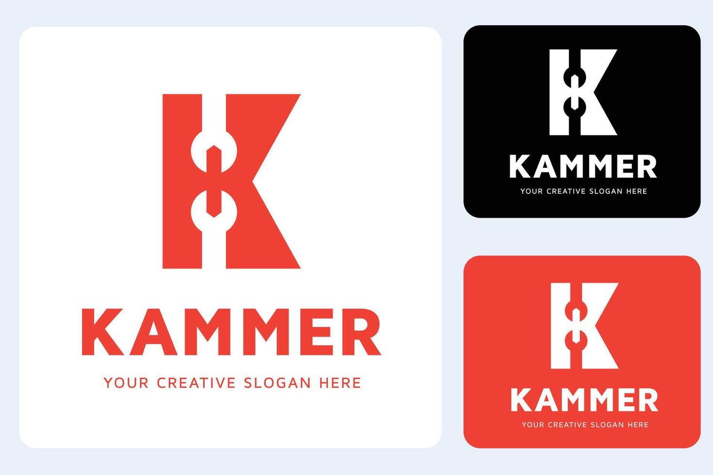 K Letter Logo Design Template vector