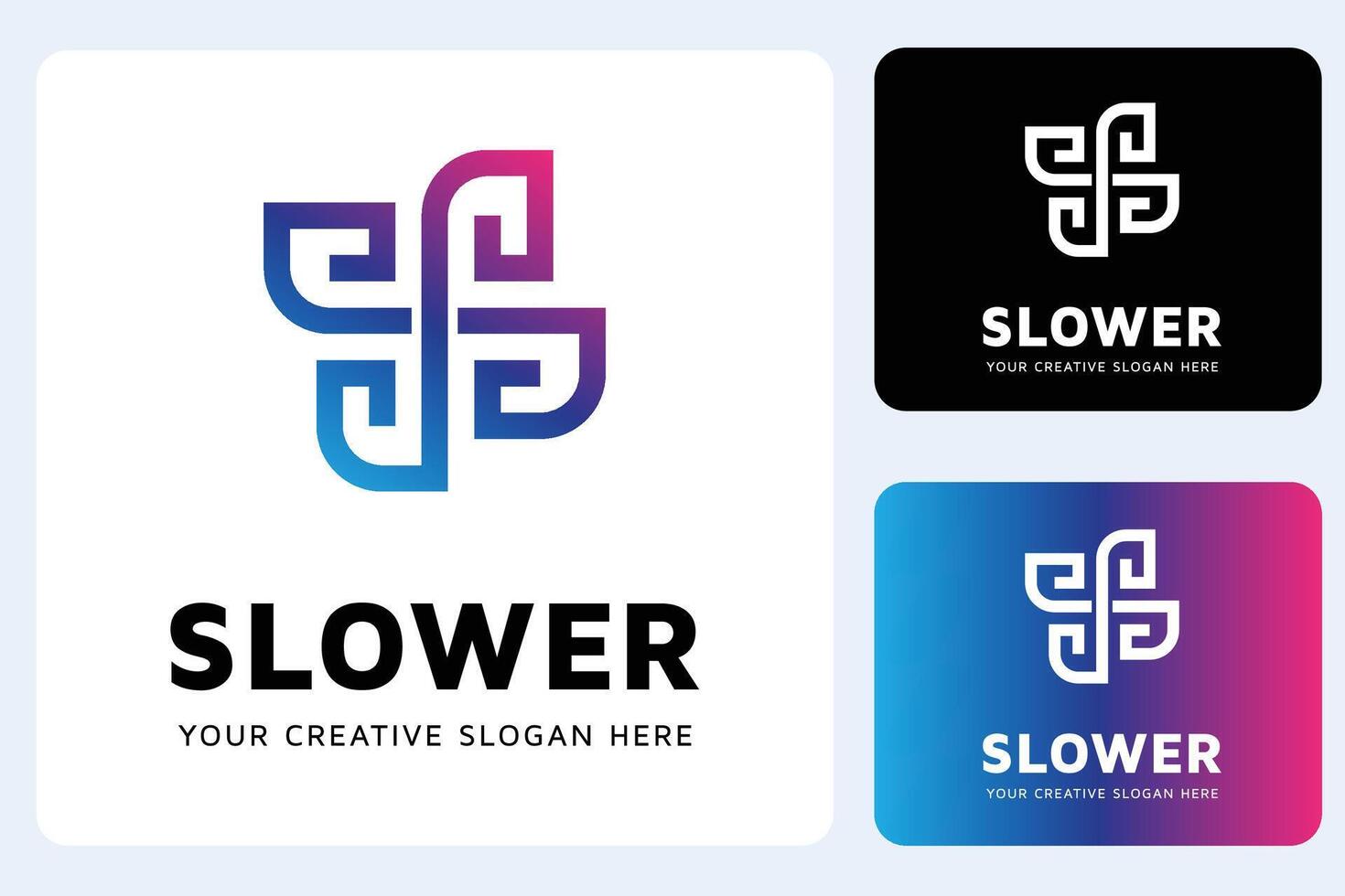S Flower Logo Design Template vector