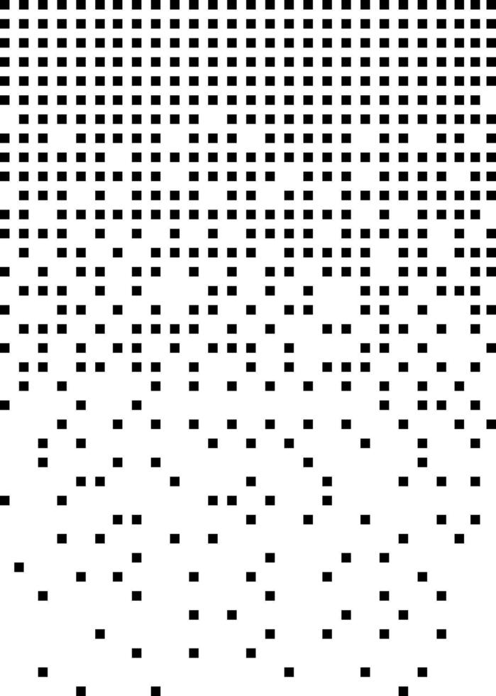 Halftone black and white rectangle geometric background texture vector