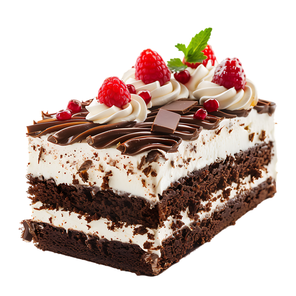 un' delizioso torta ornato con crema invita indulgenza e celebrazione png