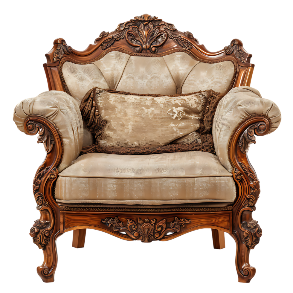 A single Sofa chair alone epitomizes simplicity and functionality in a high-resolution image png