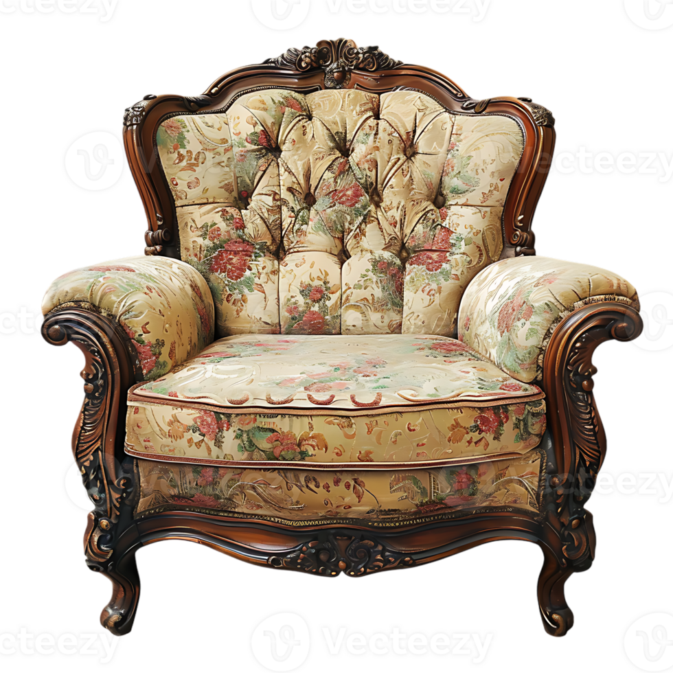 A single Sofa chair alone epitomizes simplicity and functionality in a high-resolution image png