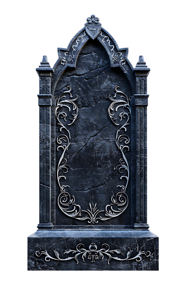 An image showing a blank tombstone isolated offered in high resolution png