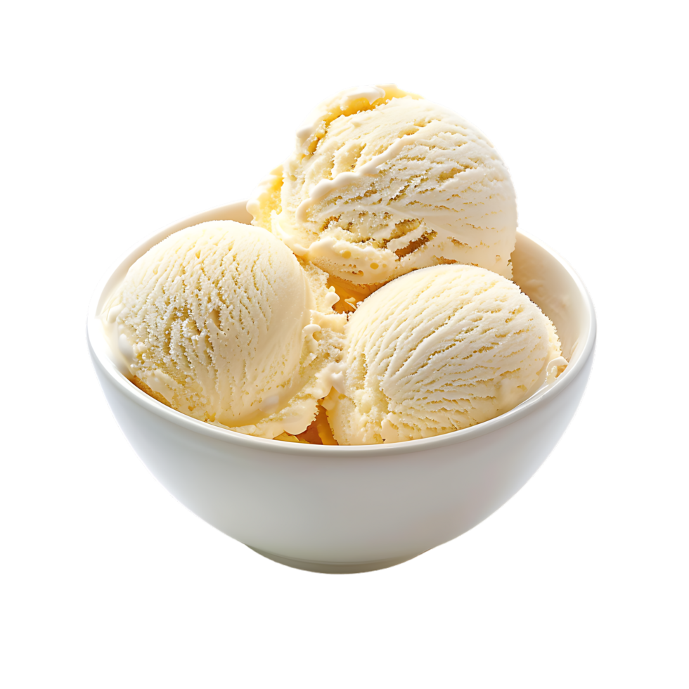 Caramel apple tart with vanilla ice cream on caramel png