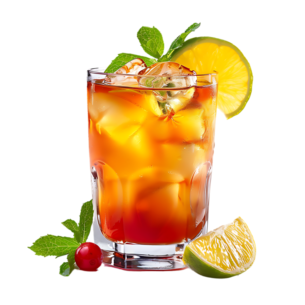 SUMMER DRINK ISOLATED OVER TRANSPARENT BACKGORUND png