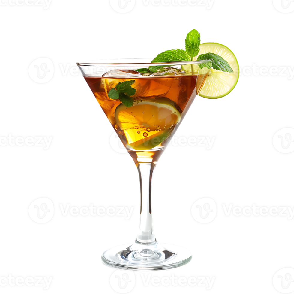 SUMMER DRINK ISOLATED OVER TRANSPARENT BACKGORUND png