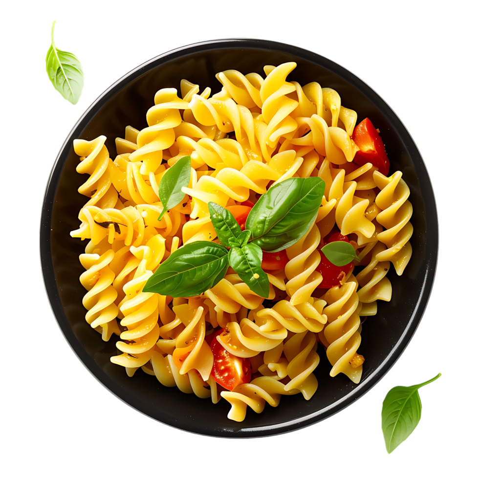Spaghetti pasta all by itself on a transparent background png