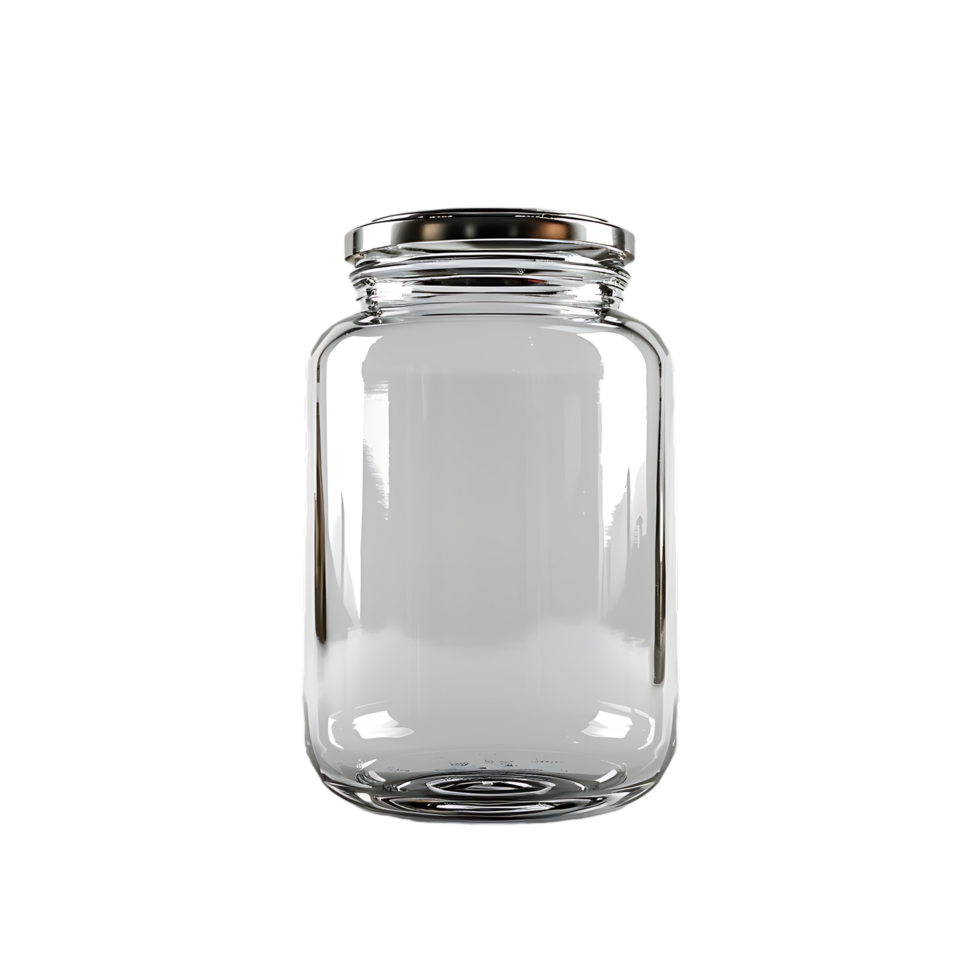 Empty jar free mockup png