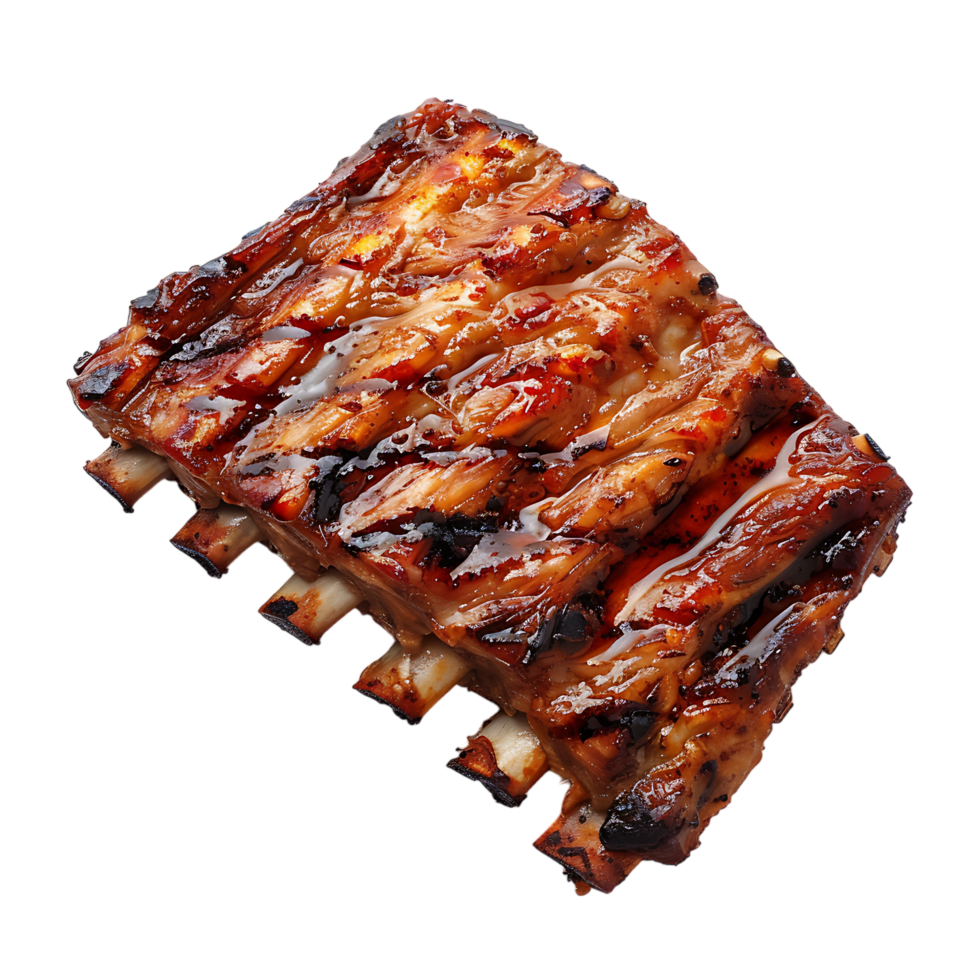 Grilled and barbecue ribs pork png