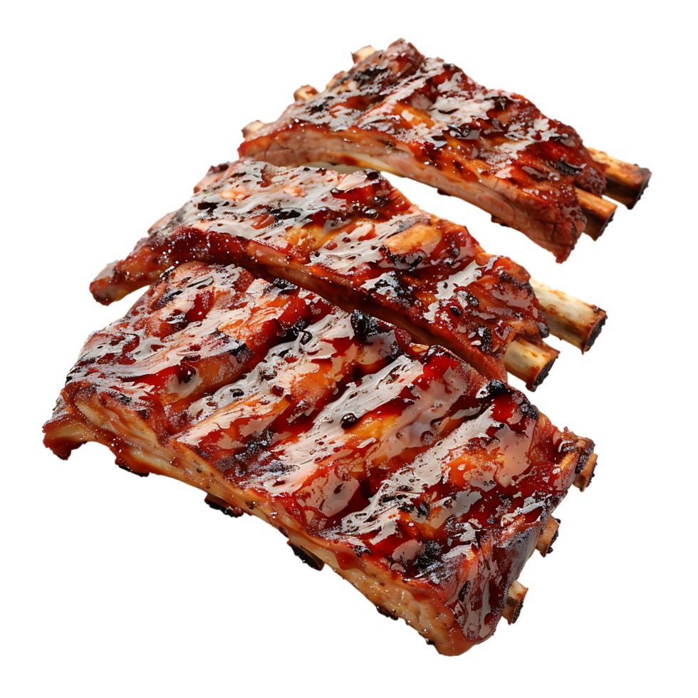 Grilled and barbecue ribs pork png