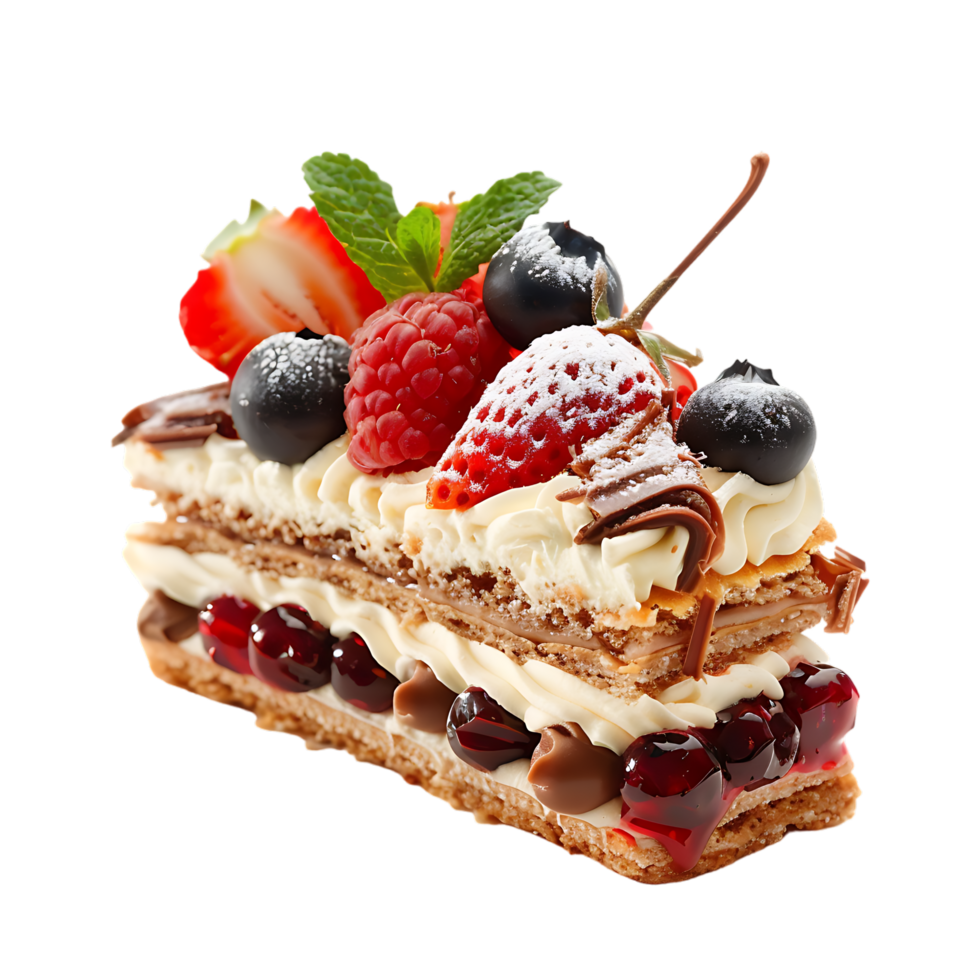 Pastry isolated on a transparent background png