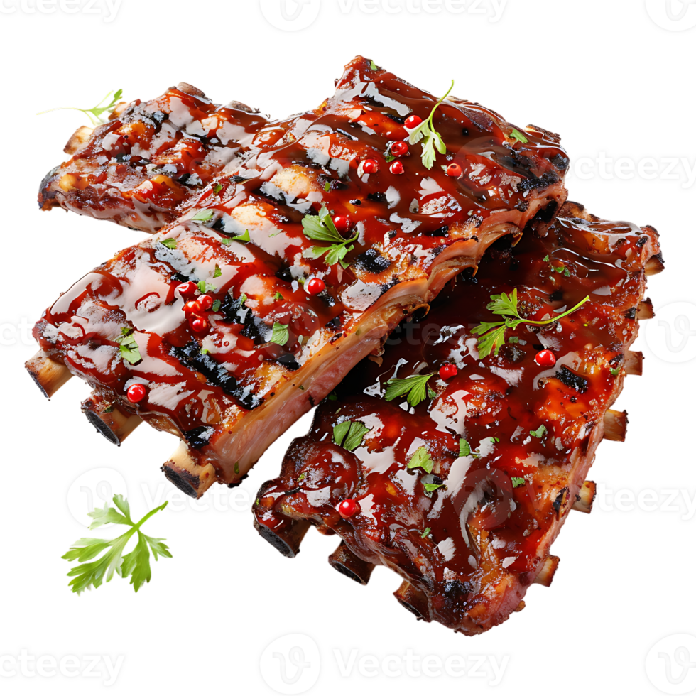 Grilled and barbecue ribs pork png