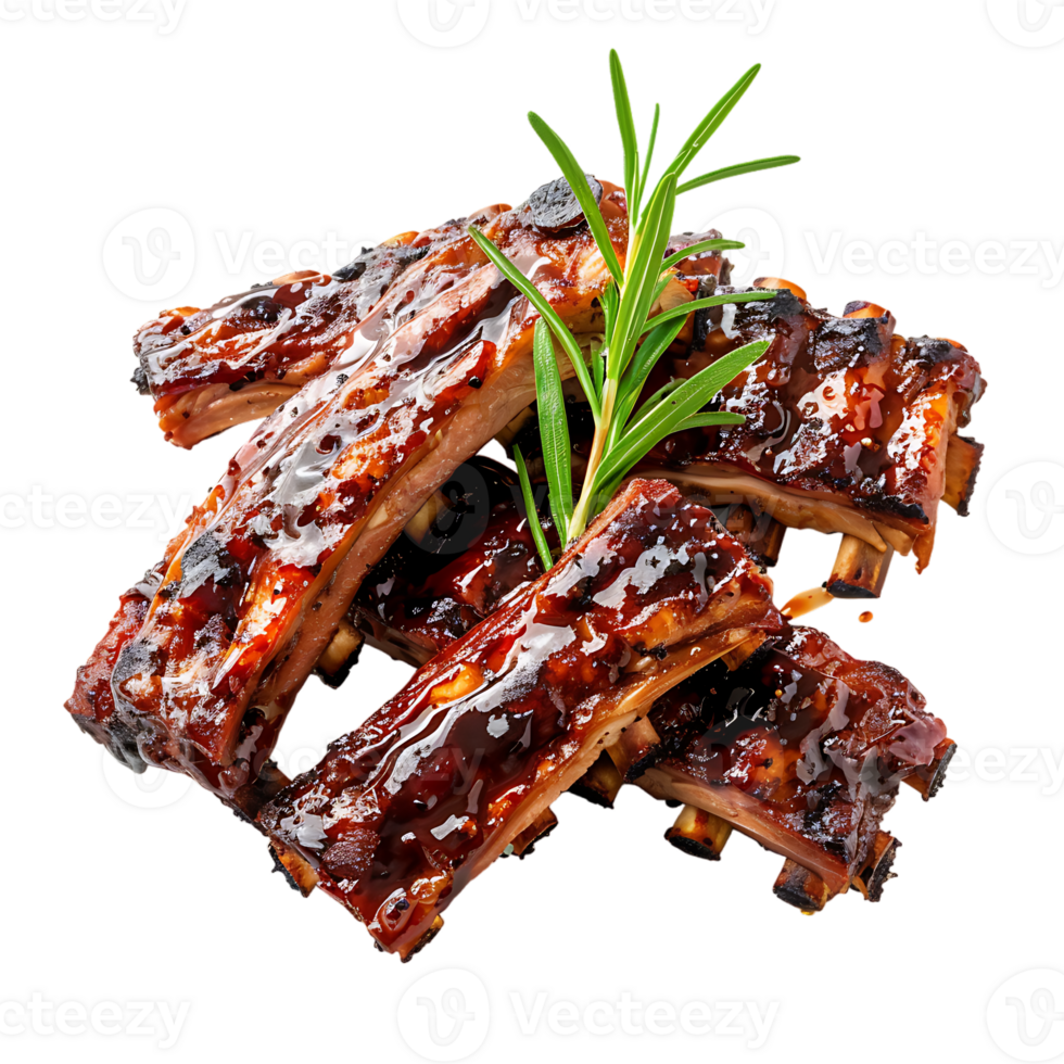 Grilled and barbecue ribs pork png