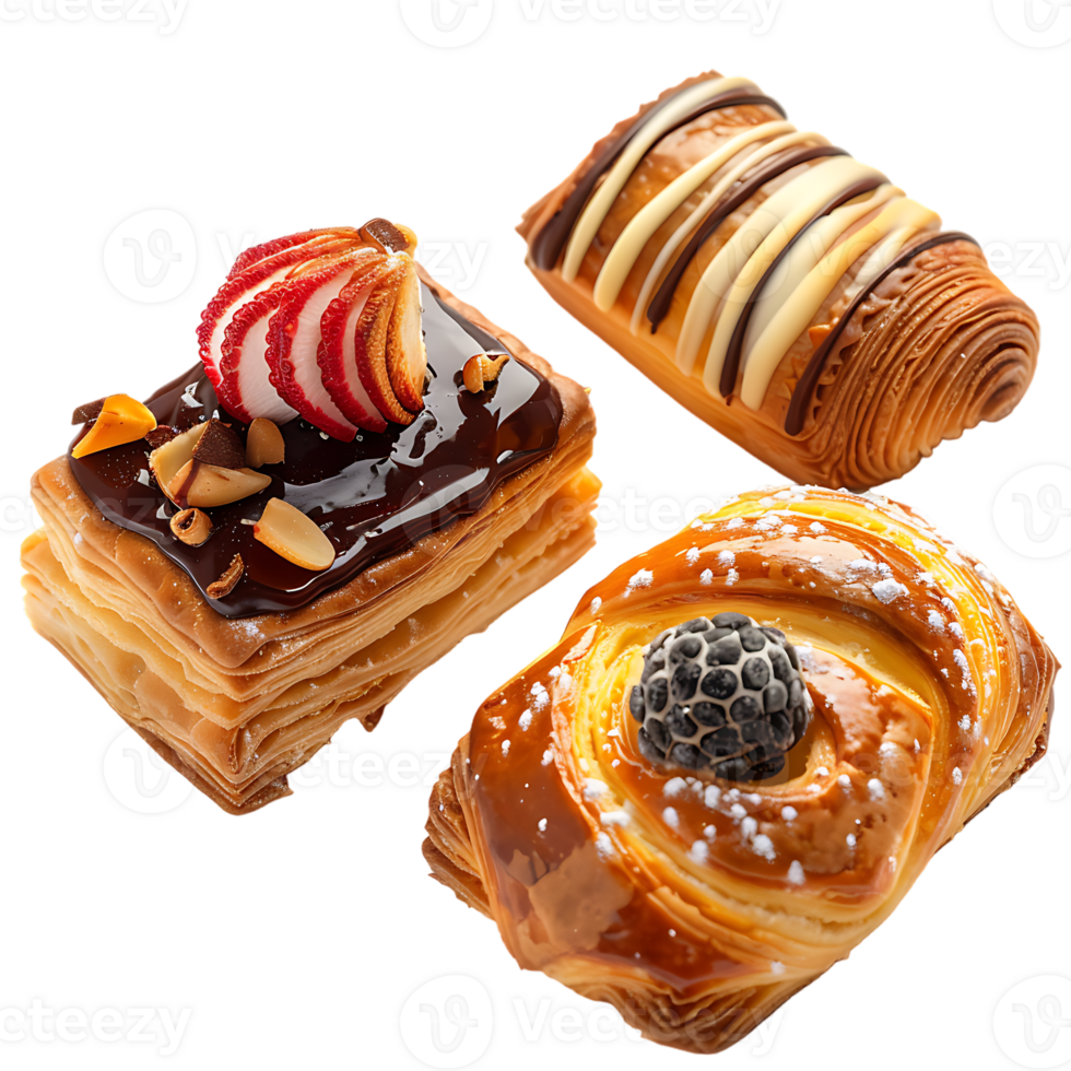 Pastry isolated on a transparent background png