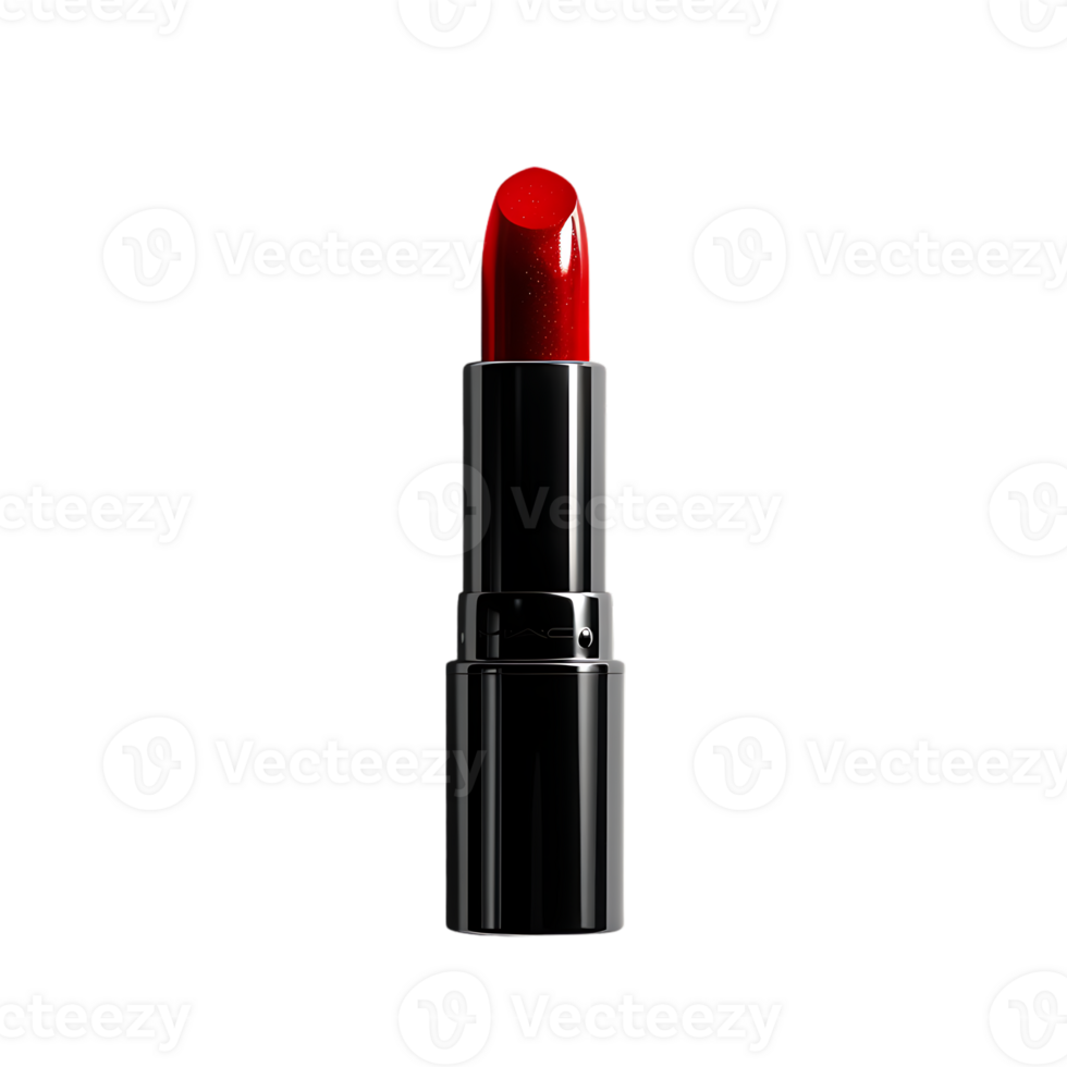 Red lipstick isolated against transparent background png