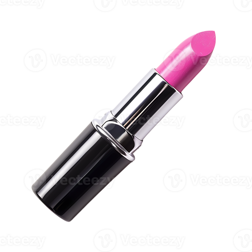 Pink lipstick isolated against transparent background png