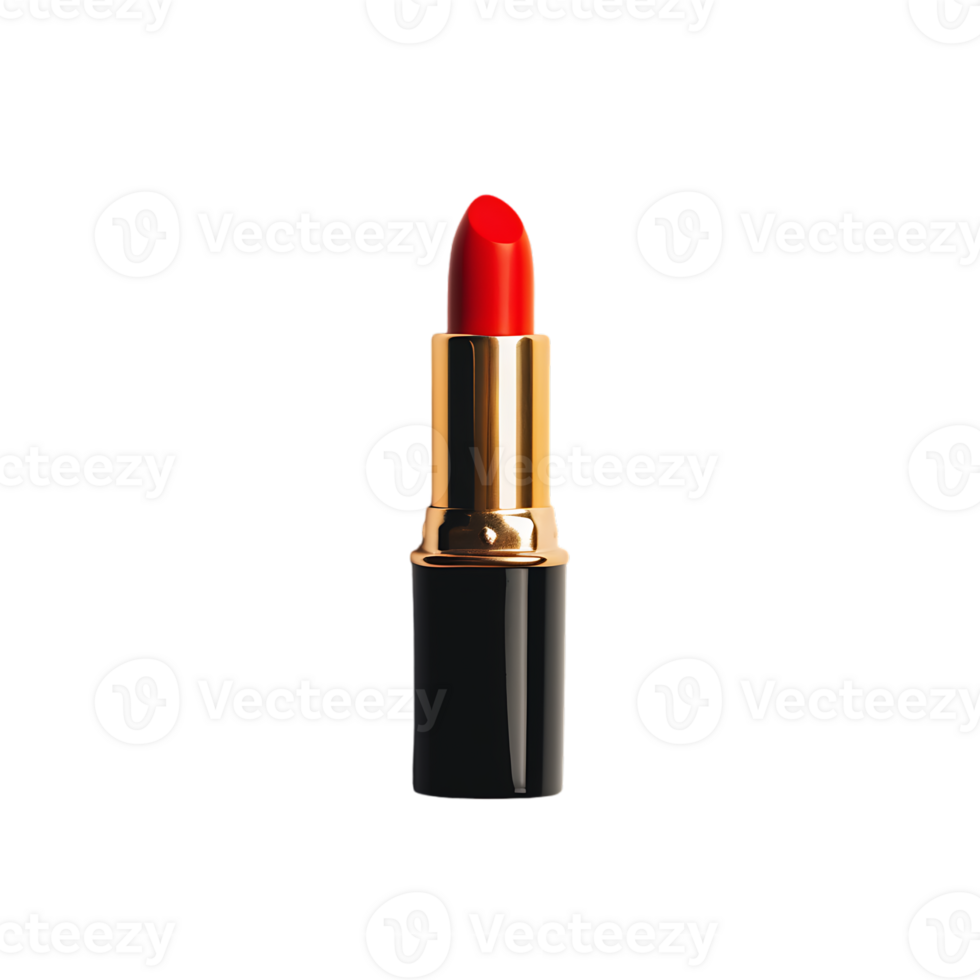 Red lipstick isolated against transparent background png