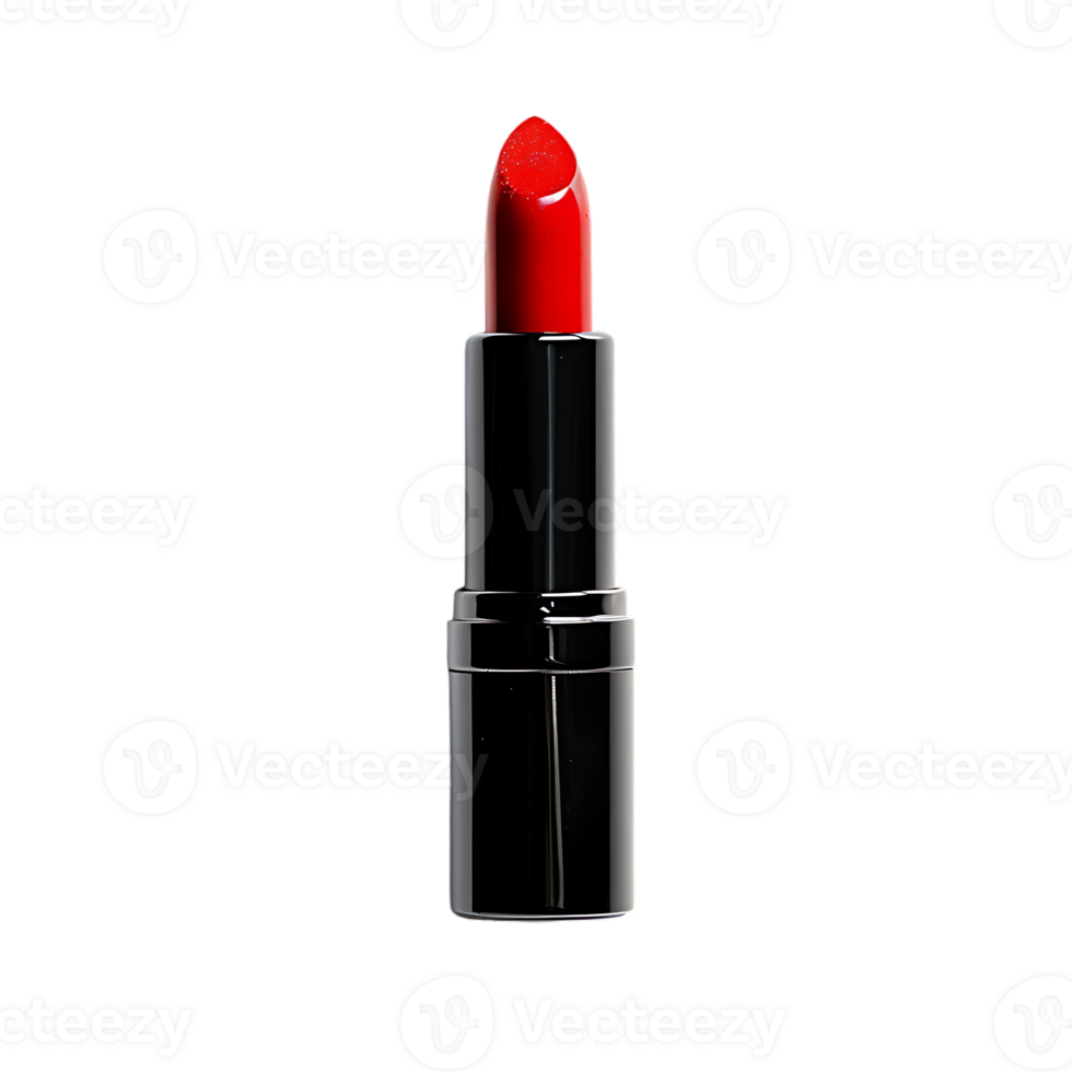 Red lipstick isolated against transparent background png