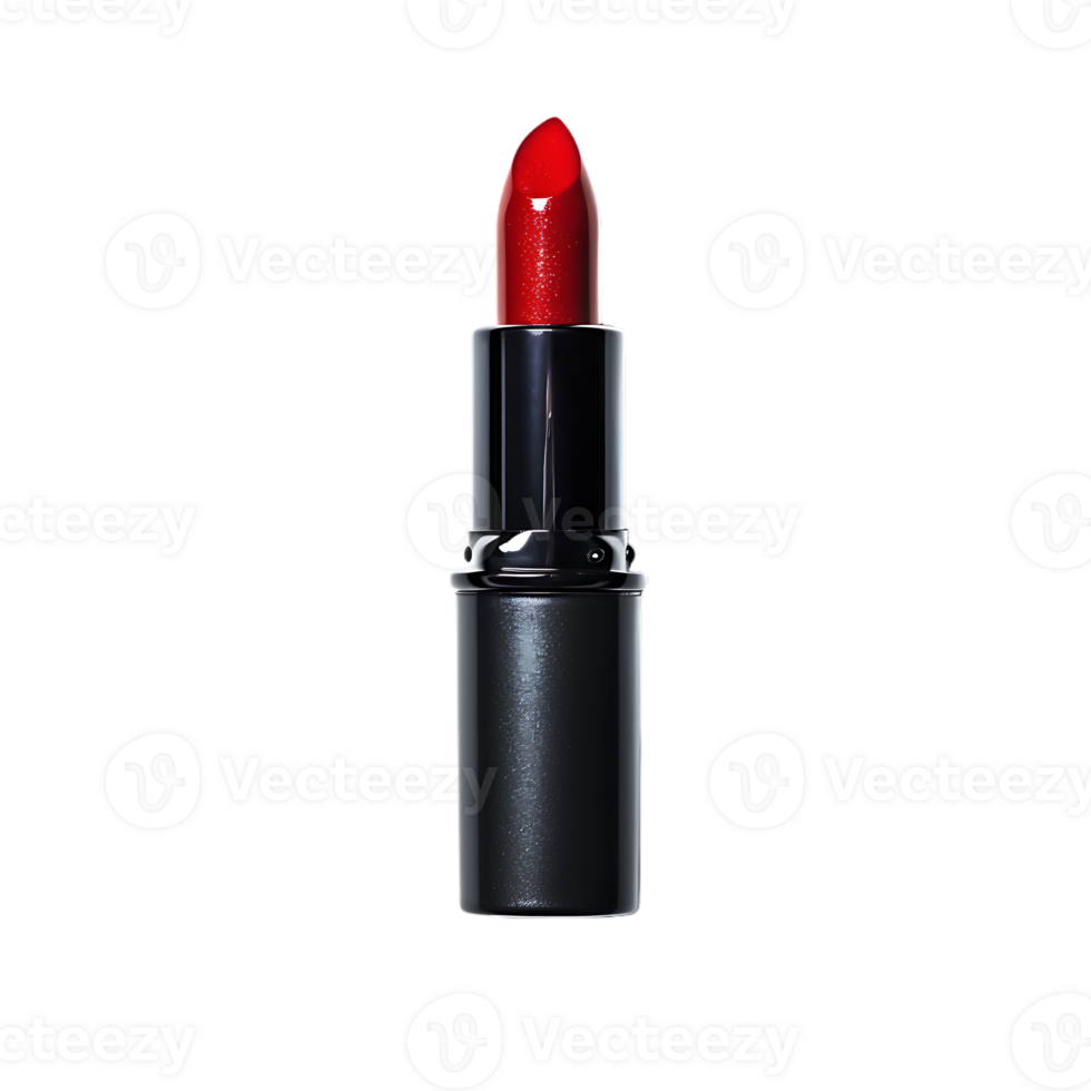 Red lipstick isolated against transparent background png