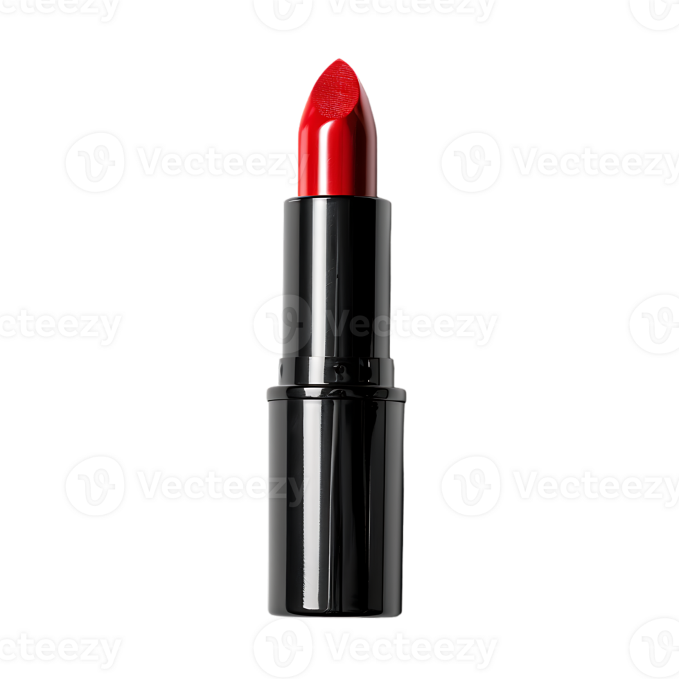 Red lipstick isolated against transparent background png