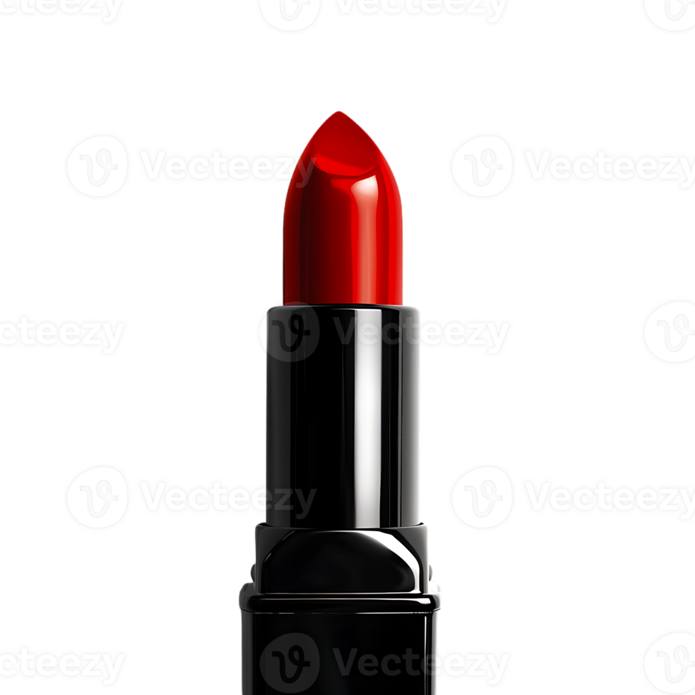 Red lipstick isolated against transparent background png
