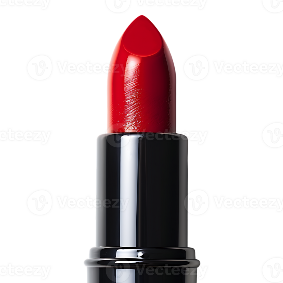 Red lipstick isolated against transparent background png