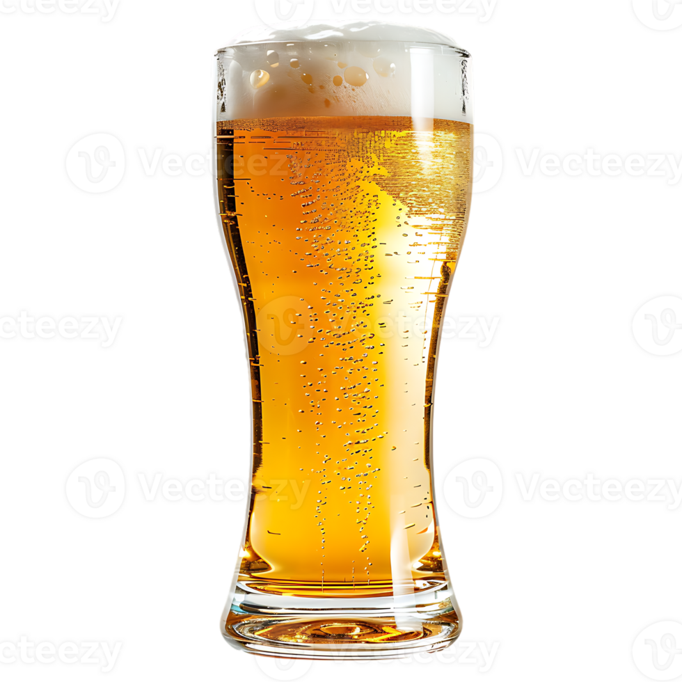 isolado Cerveja vidro Projeto contra transparente fundo png