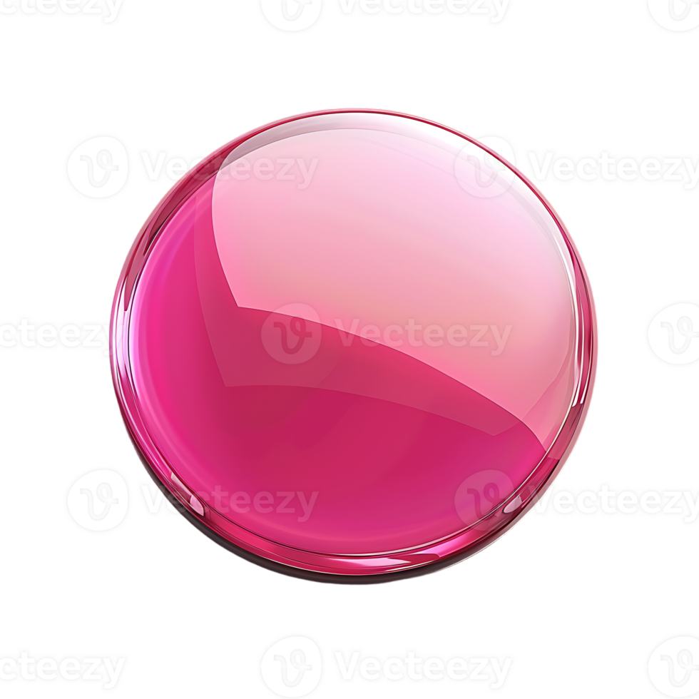 Support manager luxurious glossy pink round button abstract png
