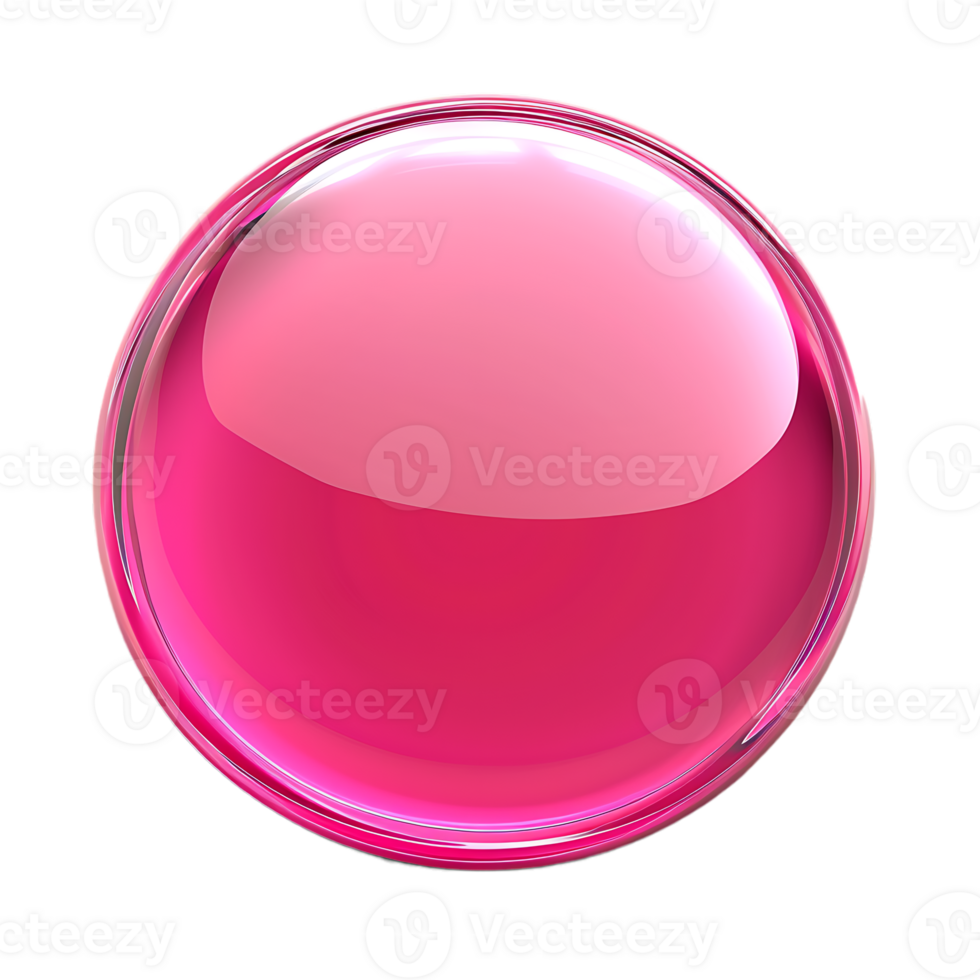 Support manager luxurious glossy pink round button abstract png