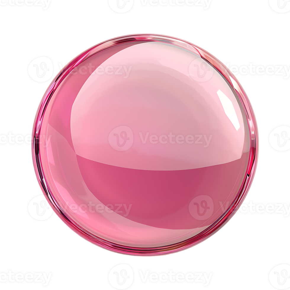 Support manager luxurious glossy pink round button abstract png