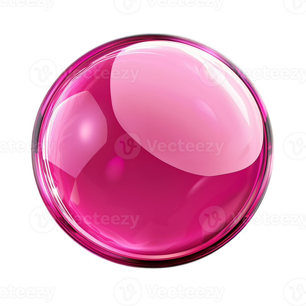 Support manager luxurious glossy pink round button abstract png