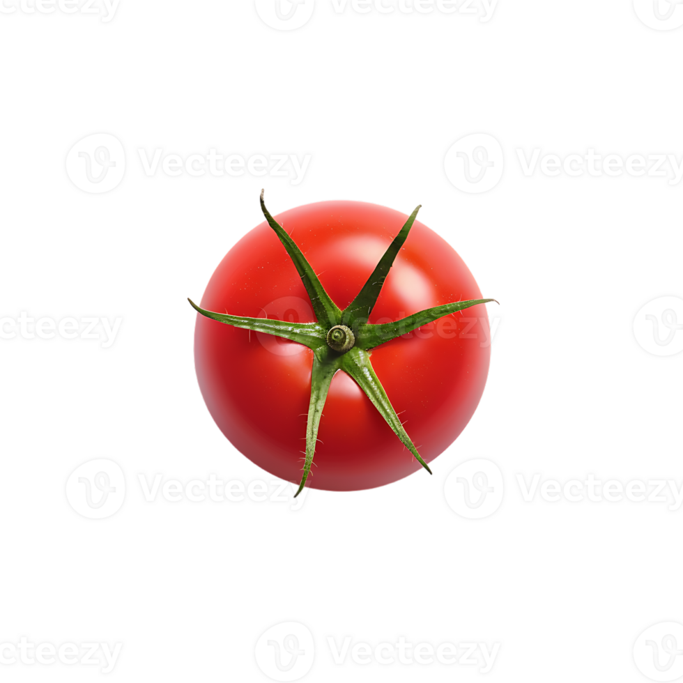 Tomato isolated against transparent background png