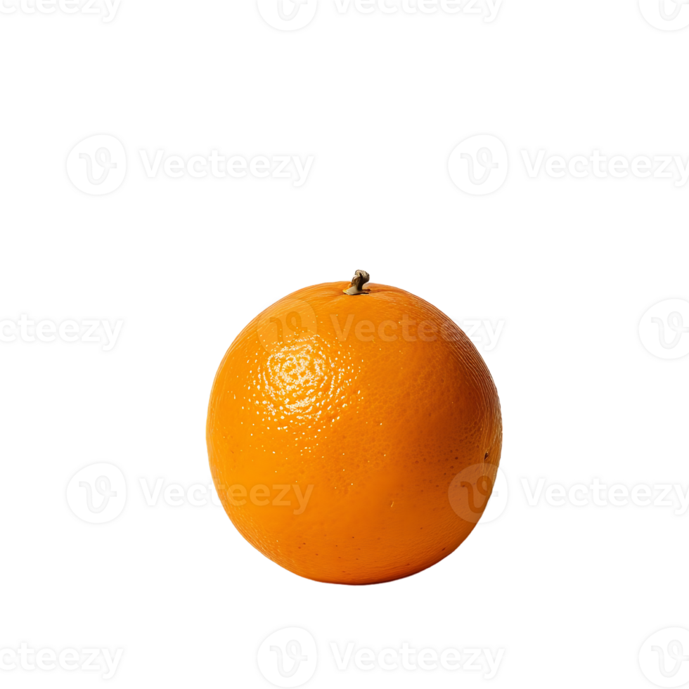 Studio shot of fresh natural orange isolated on a transparent background png