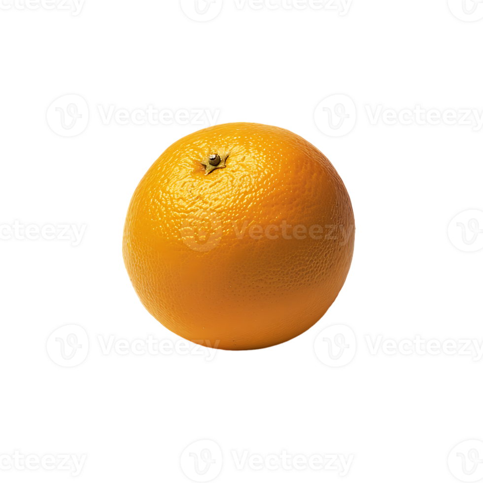 Studio shot of fresh natural orange isolated on a transparent background png