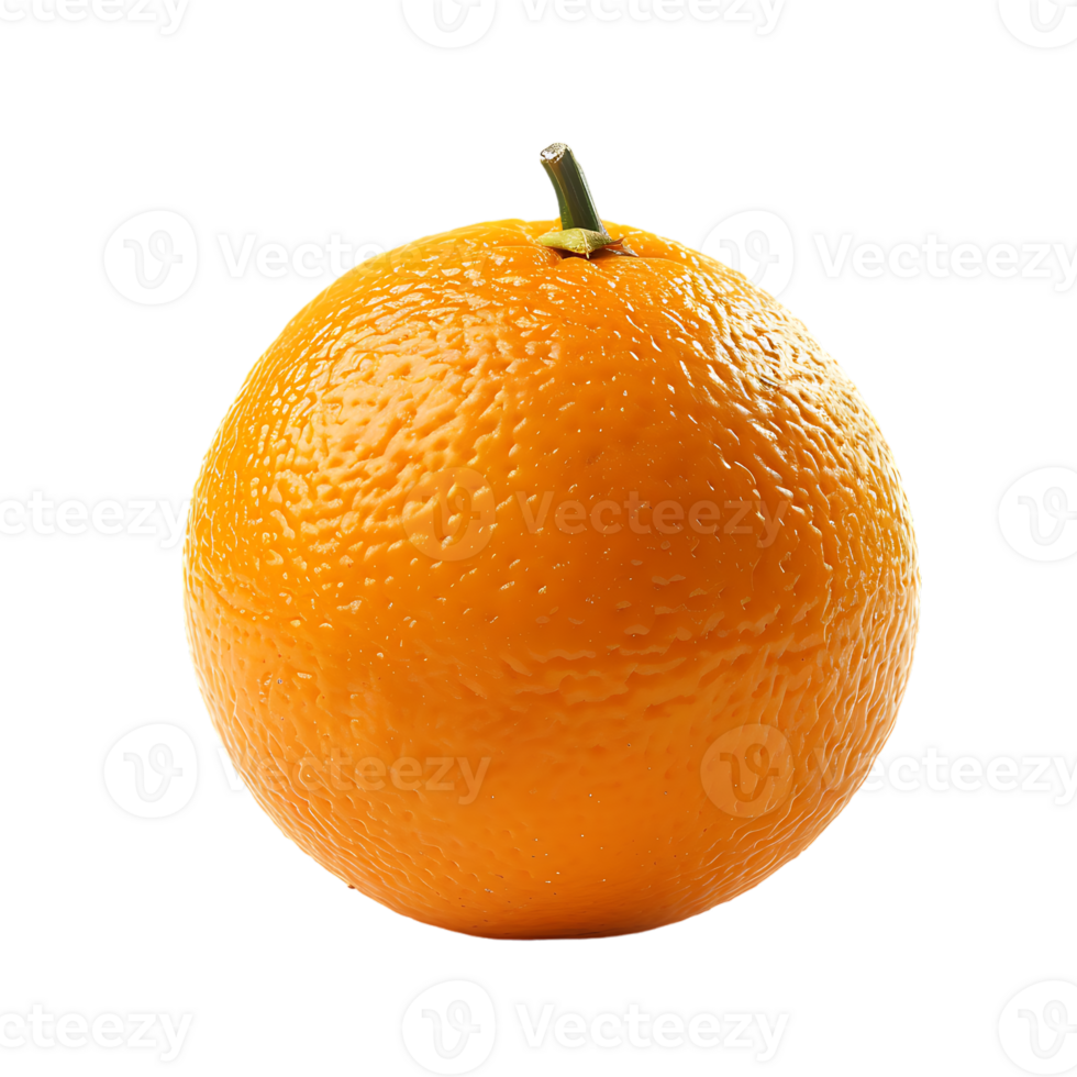 Studio shot of fresh natural orange isolated on a transparent background png