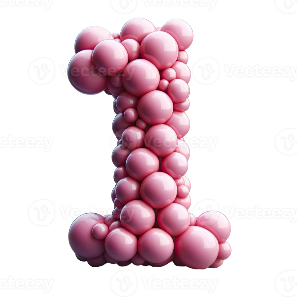 Bubbly Number One png