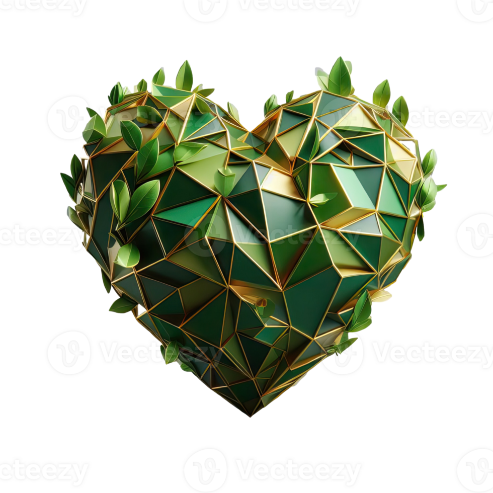 Crimson Crystal Heart png