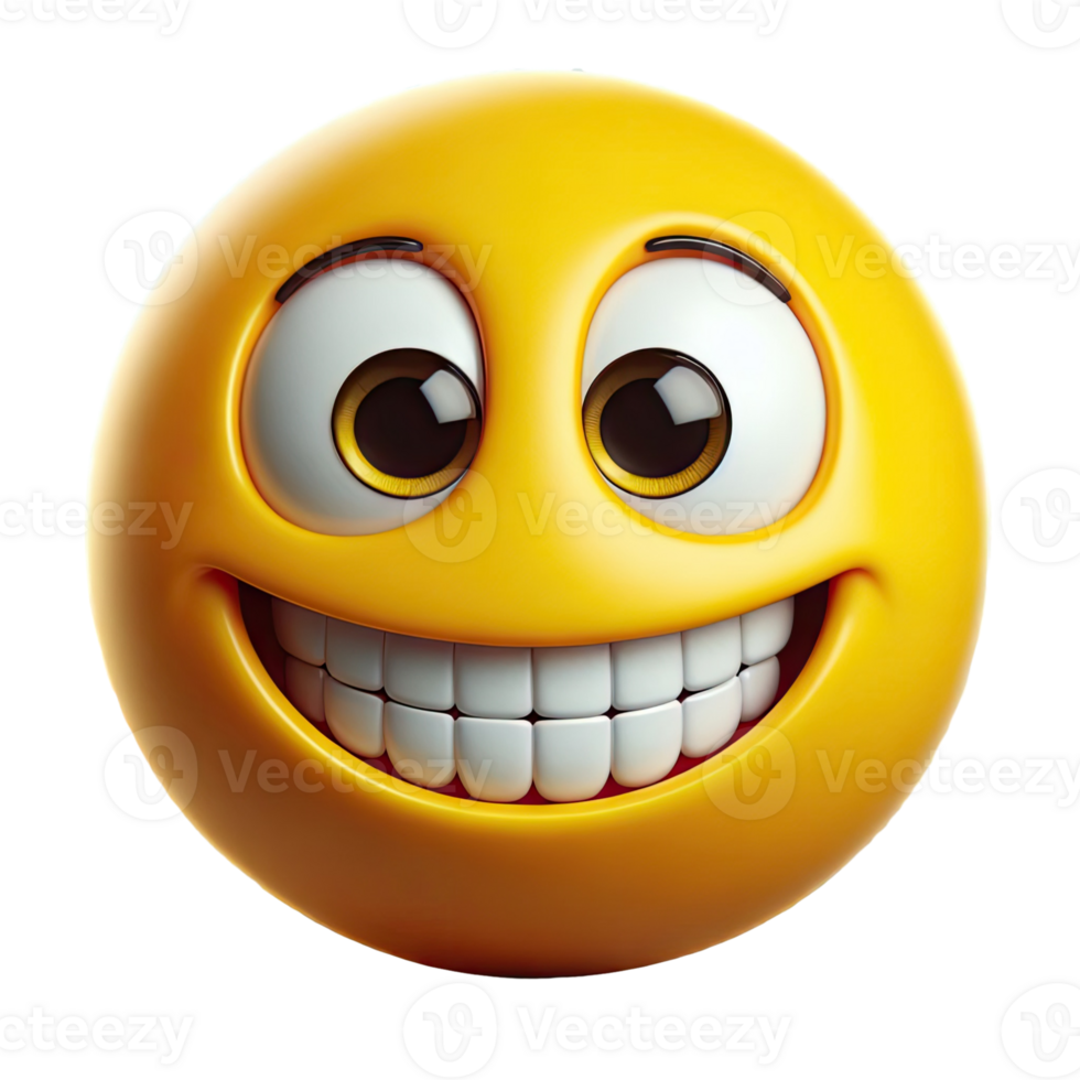 vrolijk schattig emoji png