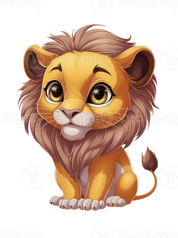 süß Karikatur Löwe Jungtier 48562695 PNG