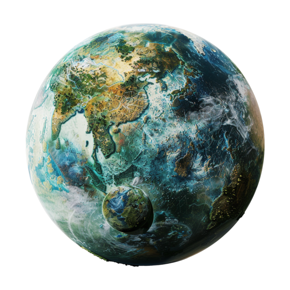 Planet Globe on Transparent Background png