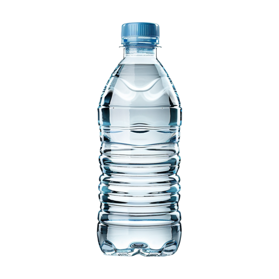 Plain Water Bottle on Transparent Background png