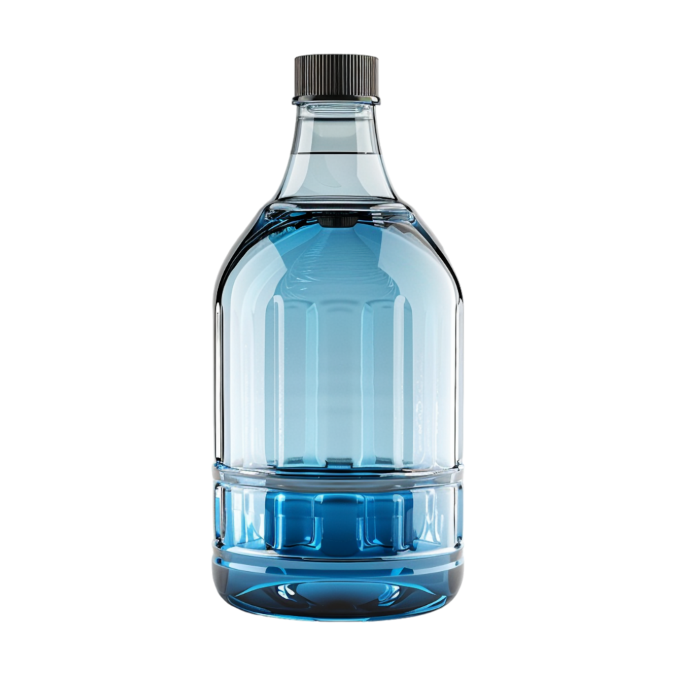 Plain Water Bottle on Transparent Background png