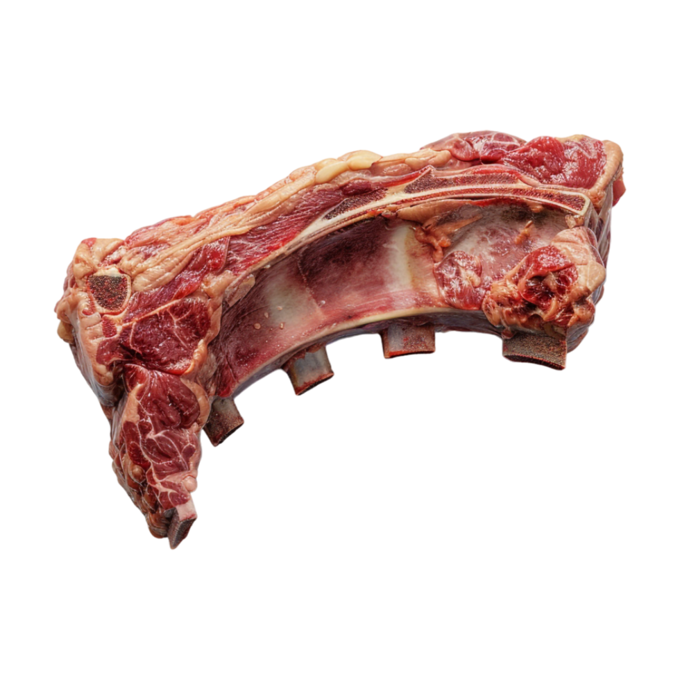 Bone with Meat on Transparent Background png
