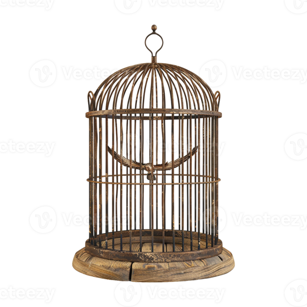 Bird Cage on Transparent Background png