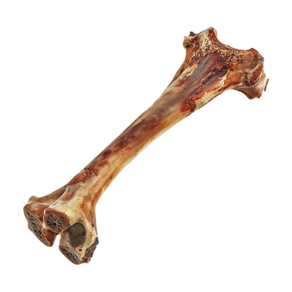 Bone with Meat on Transparent Background png