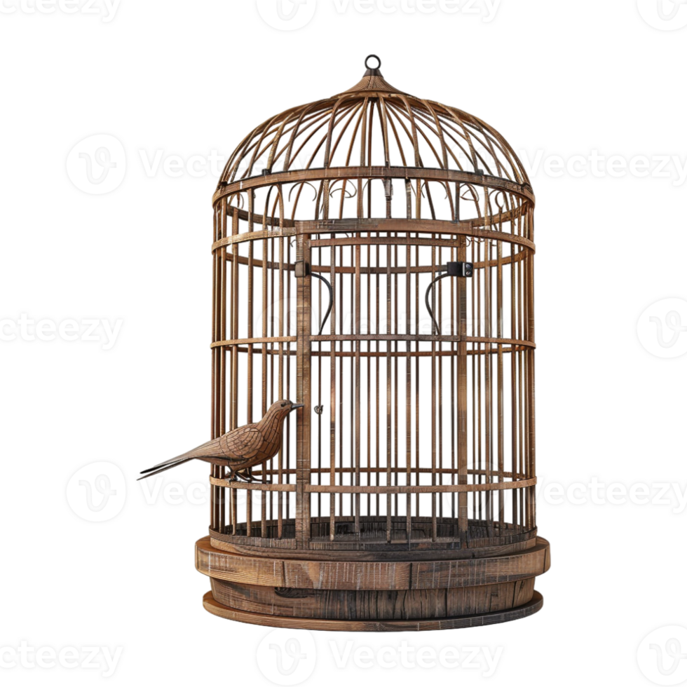 Bird Cage on Transparent Background png