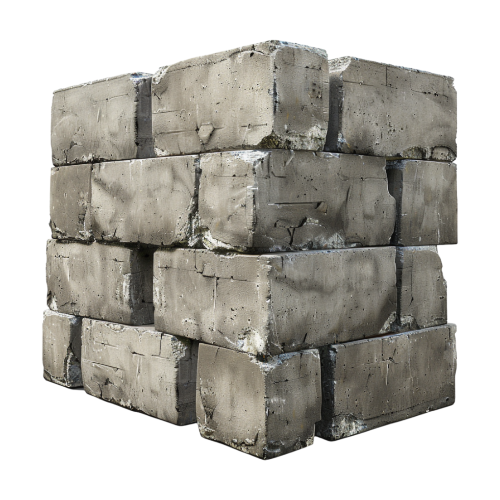 Bricks Stack on Transparent Background png