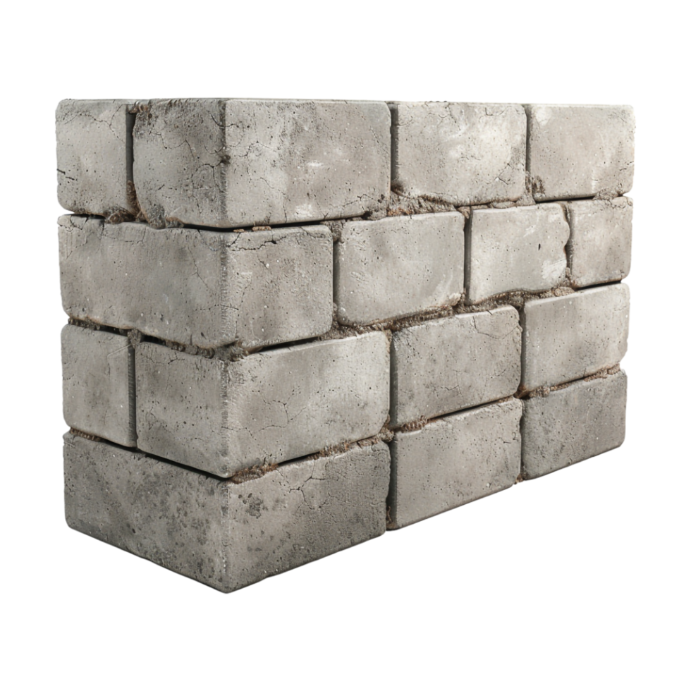 Bricks Stack on Transparent Background png
