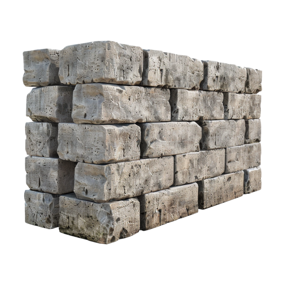 Bricks Stack on Transparent Background png