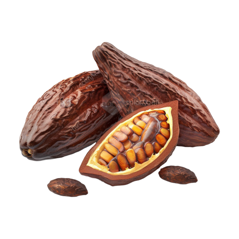 Cocoa Pods on Transparent Background png